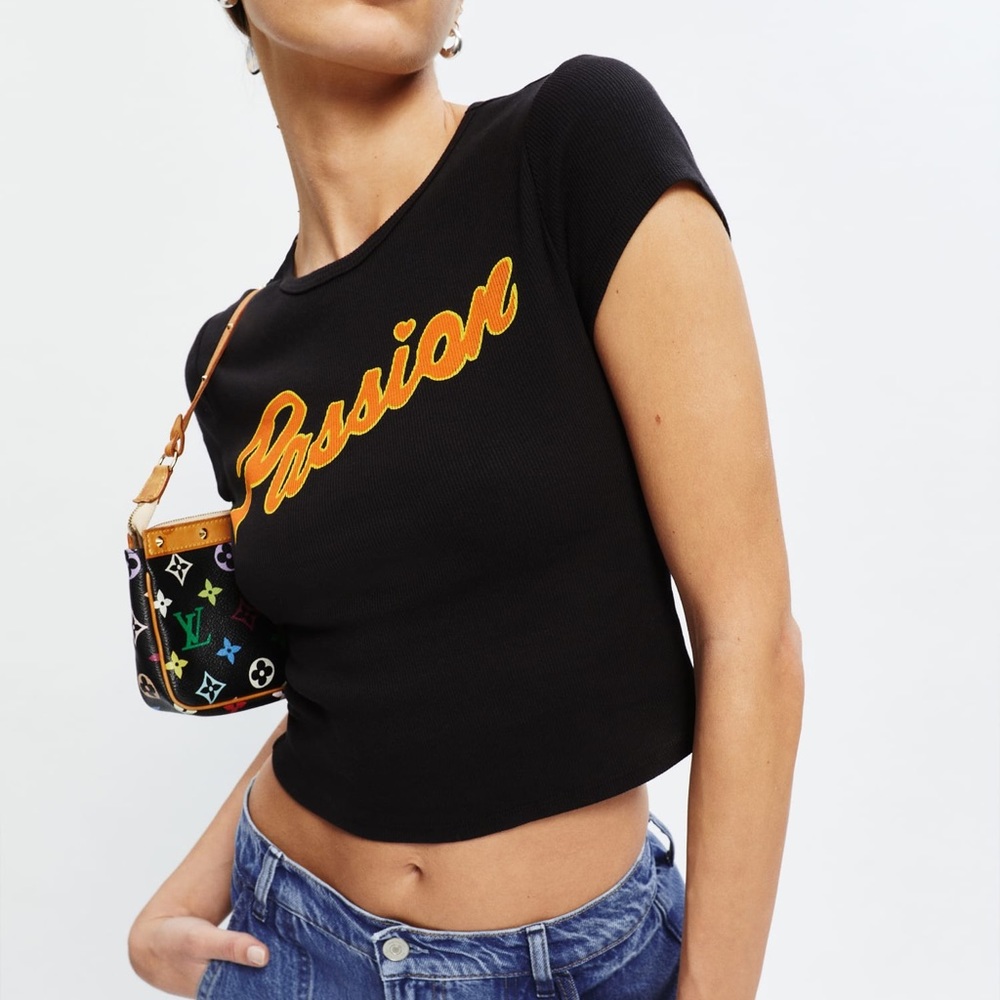 Passion Baby Tee in black size xs